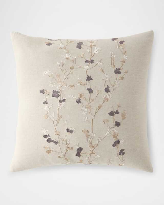 Nieporte Floral Decorative Pillow, 22" Square